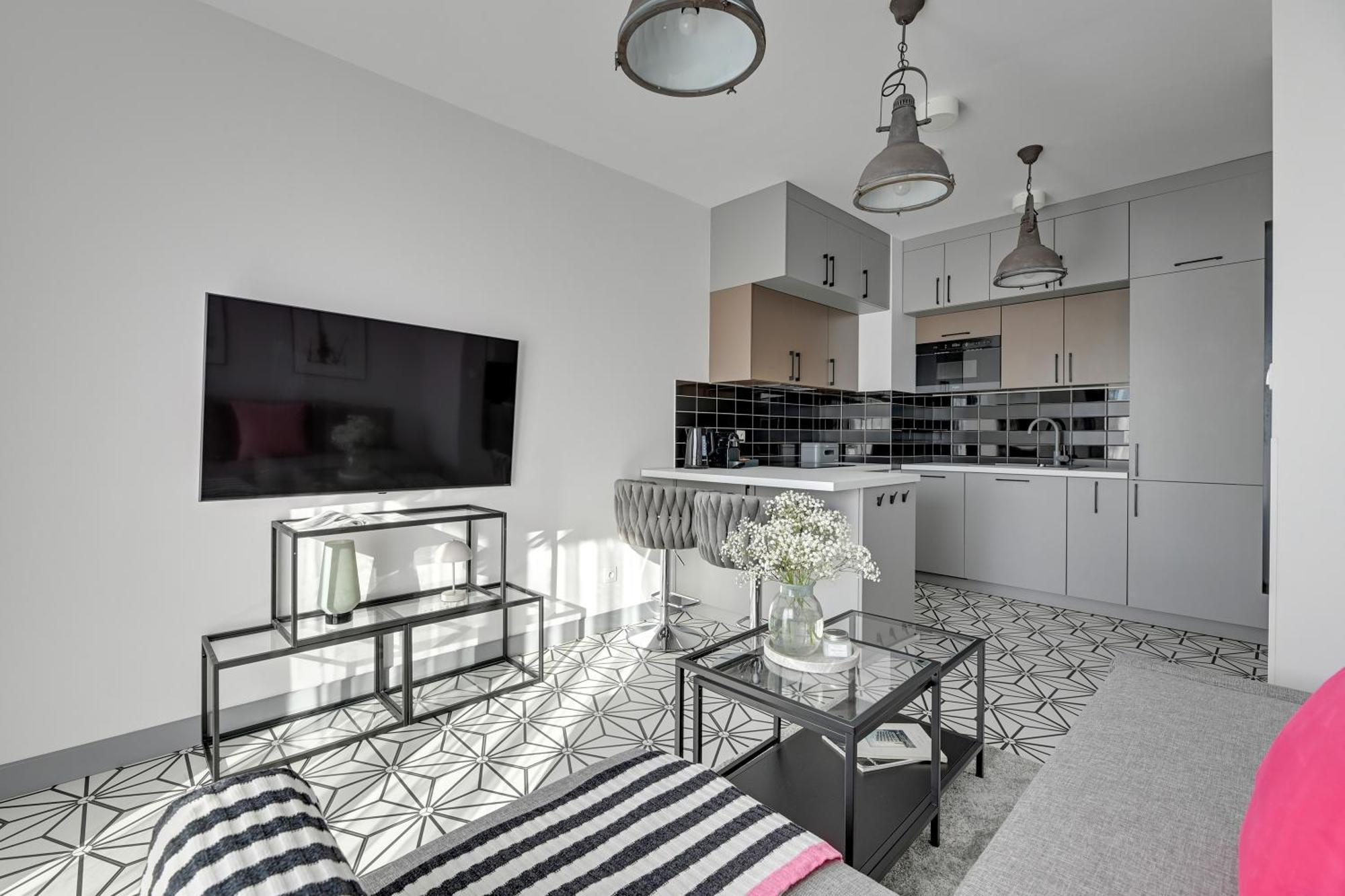 Nadmotlawie Riverside - Parking, Sauna & Gym By Downtown Apartments غدانسك المظهر الخارجي الصورة